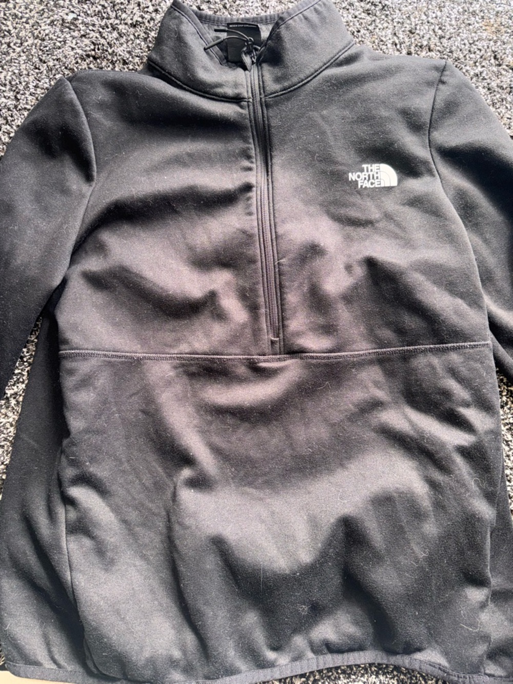 The North Face womens   Black Half-Zip Fleece Pullover